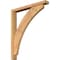 Ekena Millwork Thorton Block Smooth Bracket w/ Offset Brace, Western Red Cedar, 3 1/2"W x 26"D x 30"H BKT0402X26X30THR05SWR - alternate 1